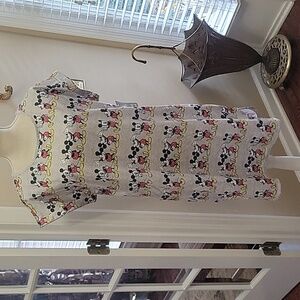 Disney Mickey Mouse gray black red yellow sleepshirt short sl roundneck M/L NEW…